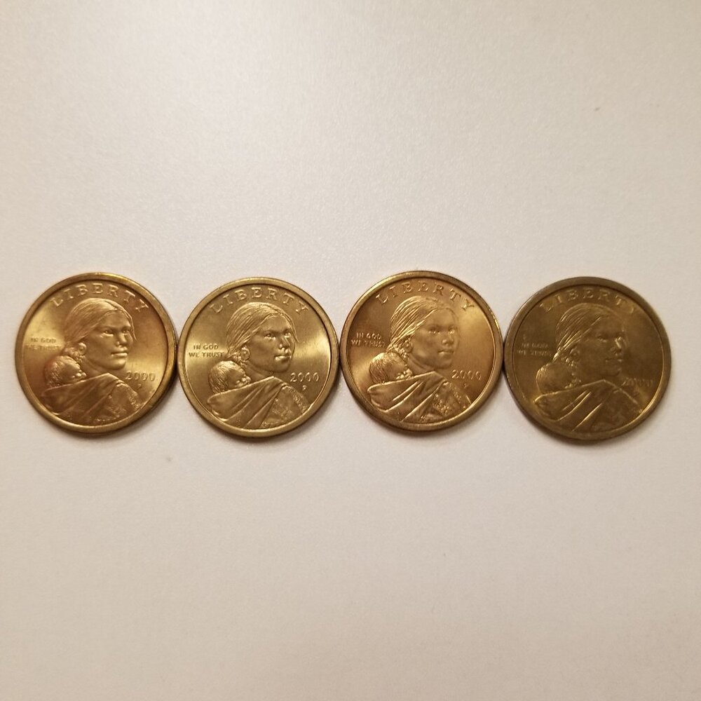 The 2000-P "Cheerios" Sacagawea Dollar Coin (Four 2000-P)